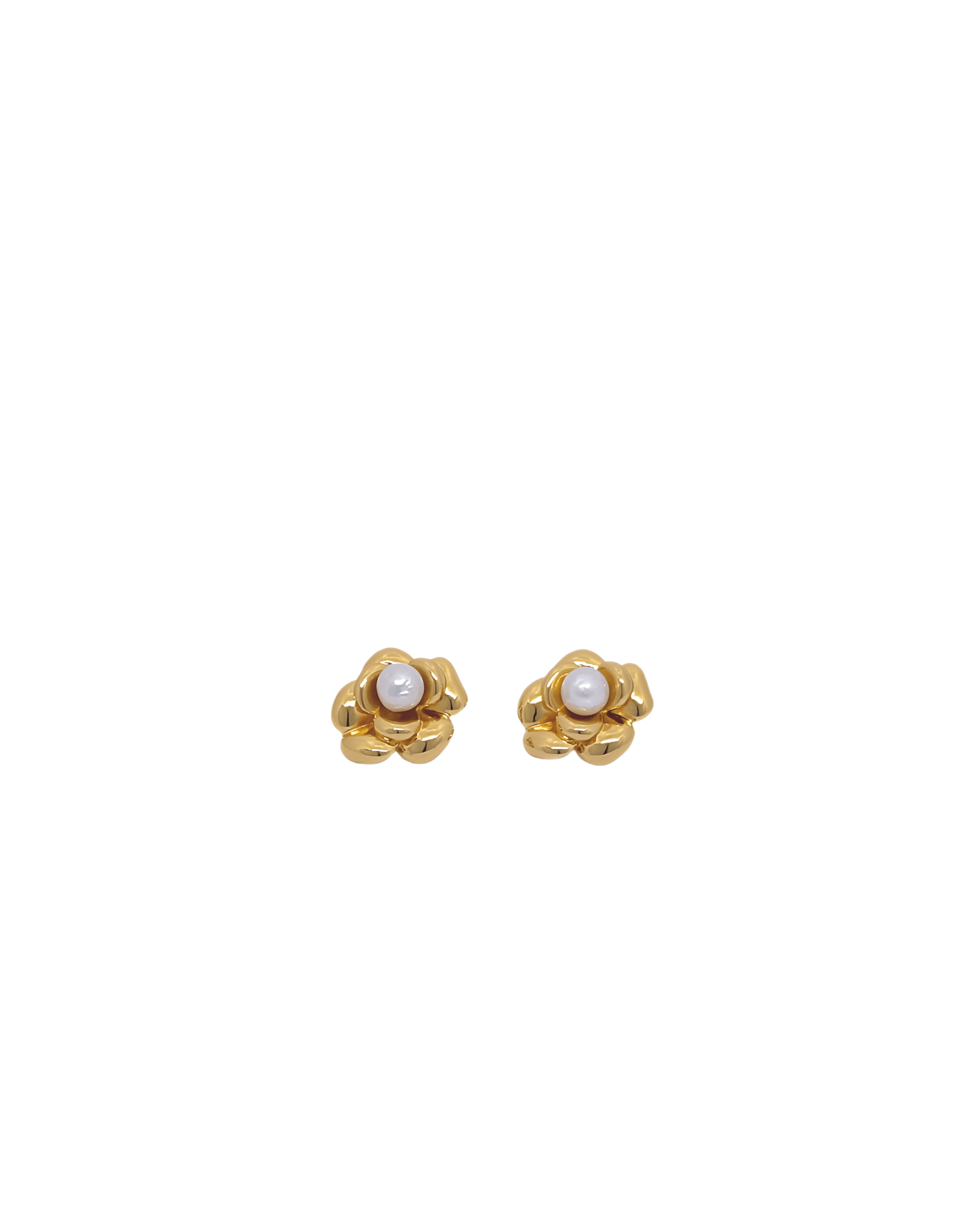 PENDIENTES PERLAS FLORAL