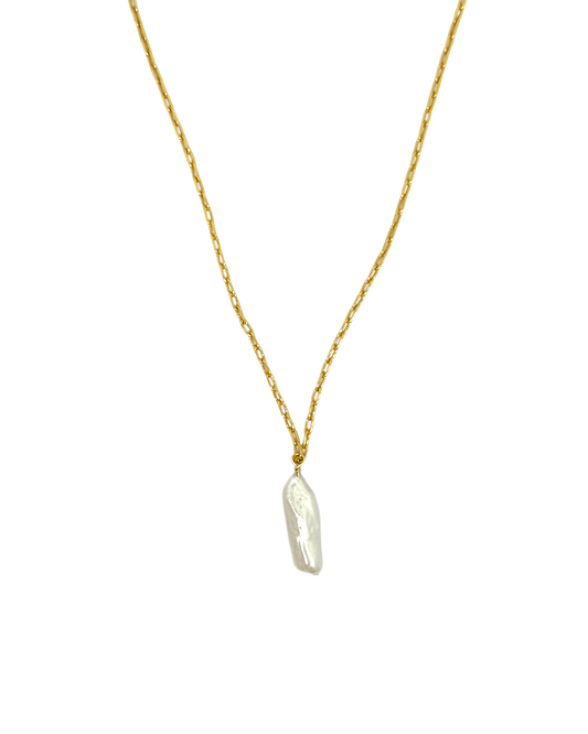 SINGLE WATER PEARL NECKLACE